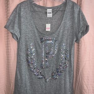 NWT PINK Sequin T-shirt